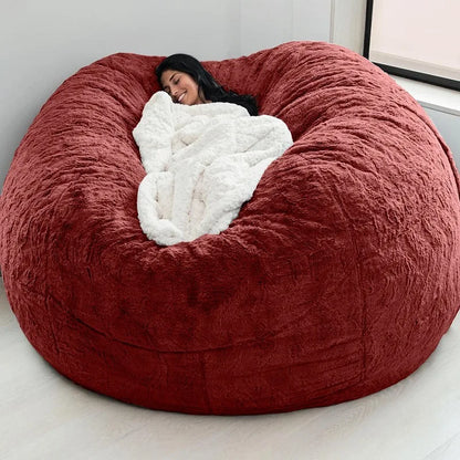 Beanbag Artificial Fur Bean Bag Bean Sofa Can Source Factory Direct Sales