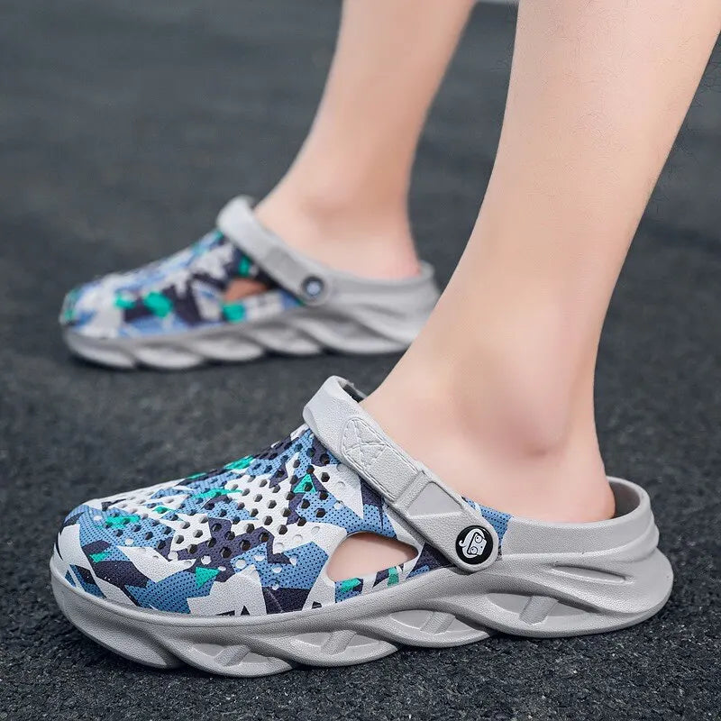 Unisex Summer Slippers Men Clogs Platform Women Beach Sandals Outdoor Casual Non-slip