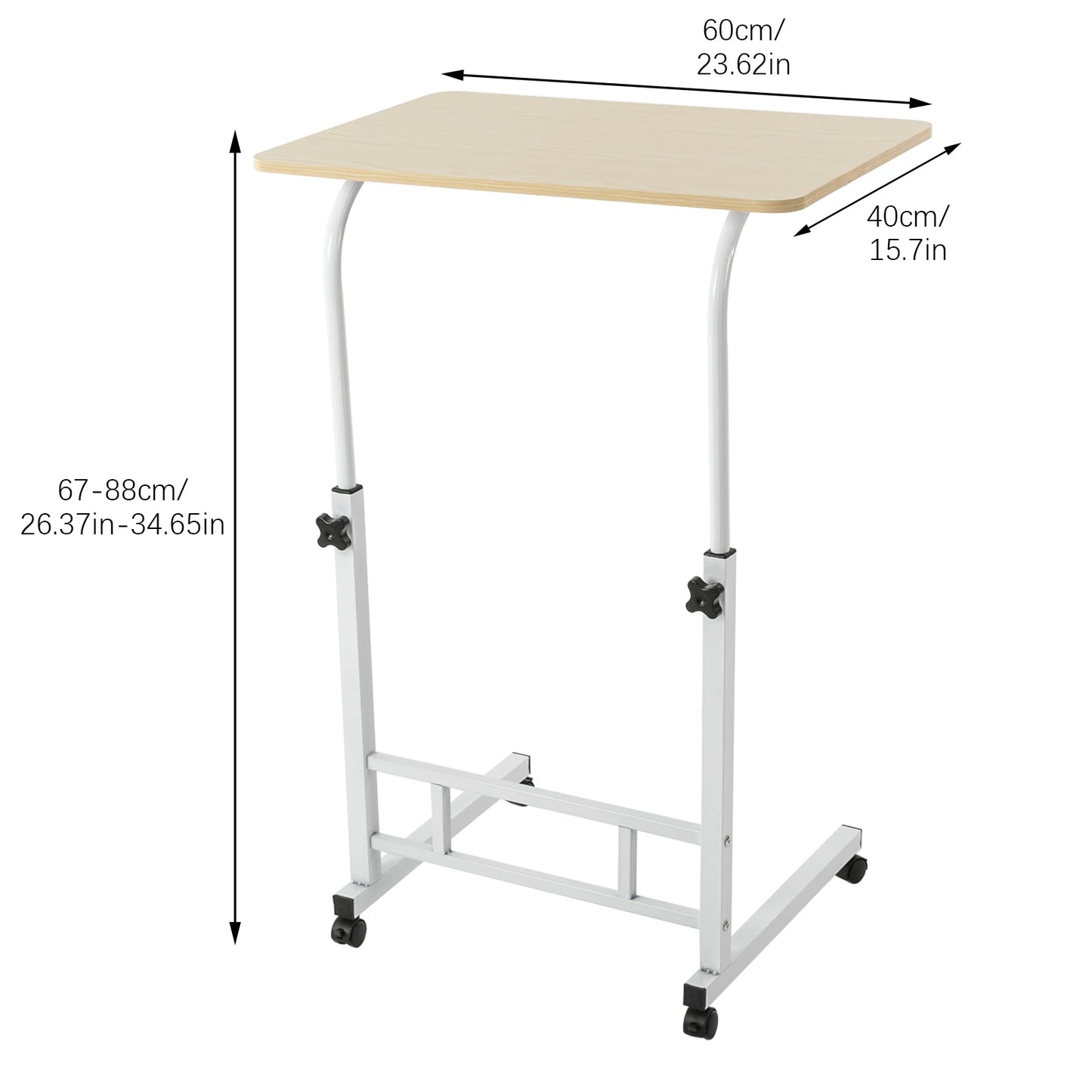 Hot Sale Adjustable Height Desk, Laptop Desk, Rolling Computer Stand with Adjustable Height