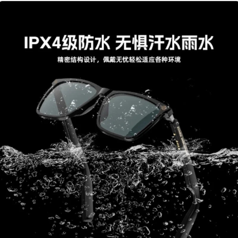 Smart Audio Glasses Bluetooth Headset Non-bone Conduction Listening To Music Myopia Sunglasses