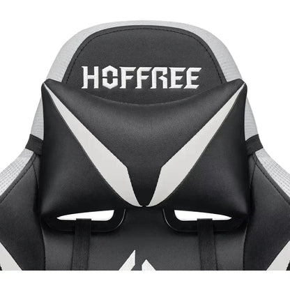 Office Chair with Bluetooth Speaker and LED Light, Ergonomic Gaming Chair with Massage Function