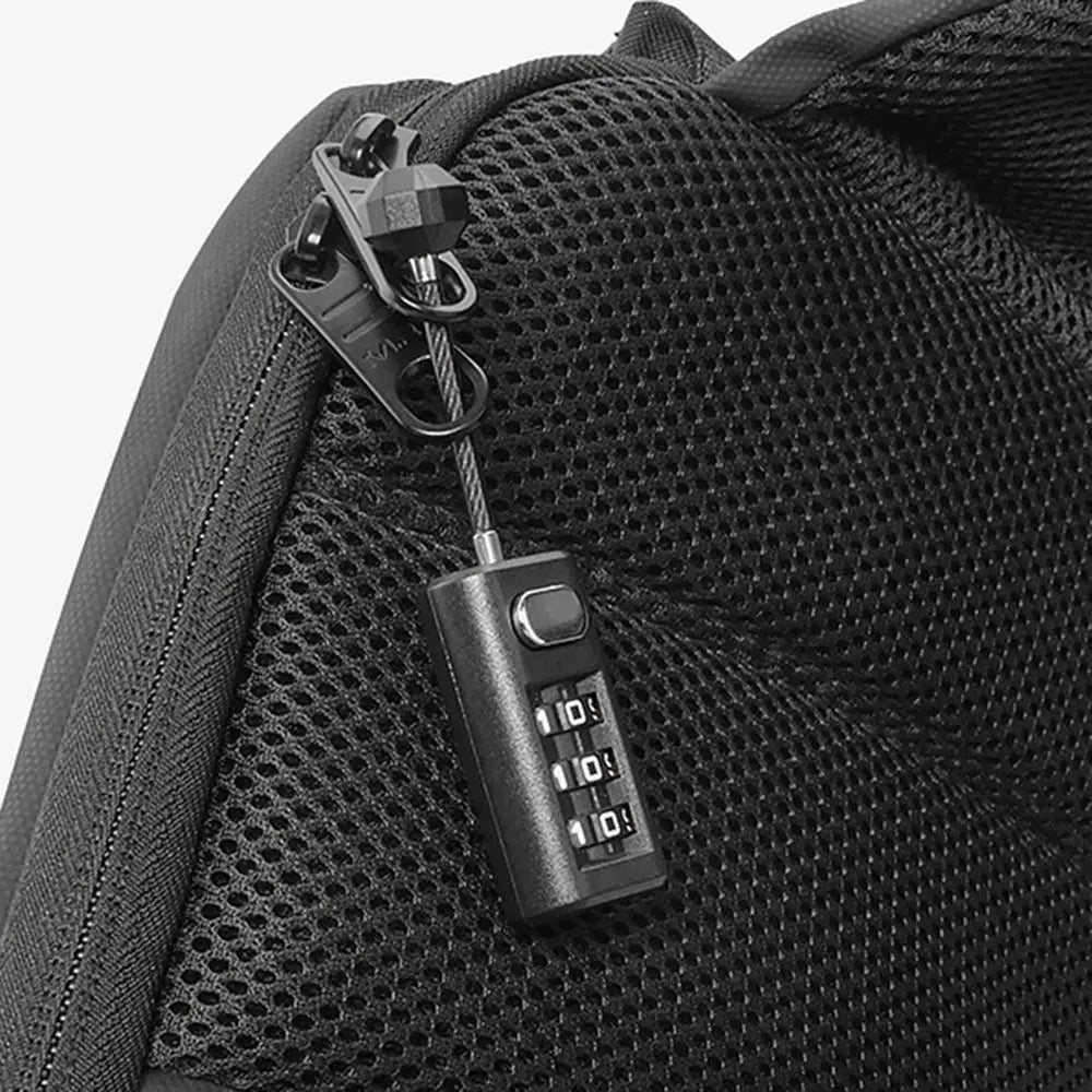 Mini Lock Resettable Coded Lock Backpack Zipper Lock Luggage Padlock Dormitory Cabinet Lock 3 Digit Password Lock