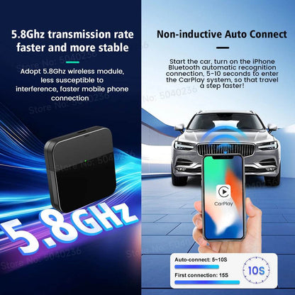 CarlinKit 5.0 4.0 3.0 CarPlay Wireless Dongle Activator Auto-connect For Audi Porshe Benz VW Volvo Toyota Plug&Play MP4 MP5 Play - MarvelouStoree