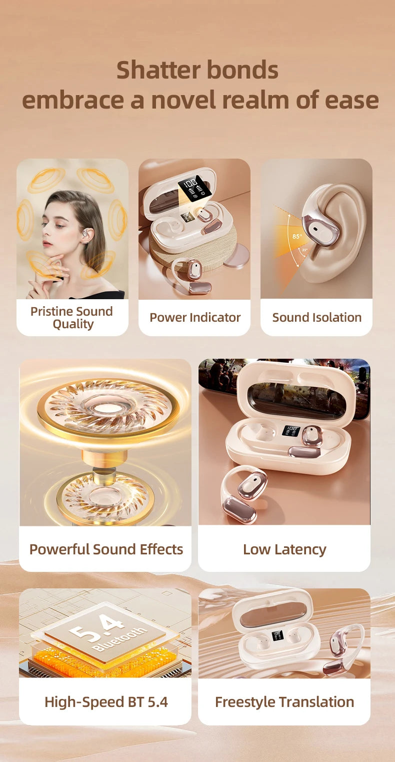 Translator Earbuds Intelligent Device Online 142 Languages Real Time AI Smart Voice  Chatgpt Translation For Travel Korea