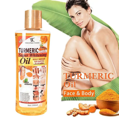 2PCS Turmeric Essential Oil Facial Body Massage Moisturizing Diffuser Aromatherapy Face Body Care Smoothing Body face Skin Care