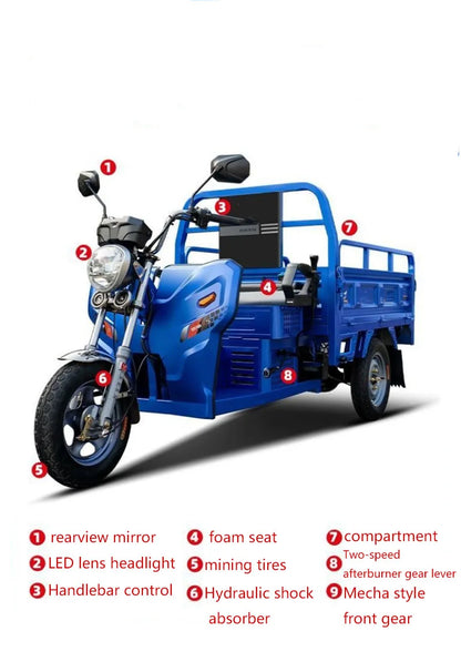 3 Wheel Scooter Electric Cargo Truck Tricycle Electric Tricycles