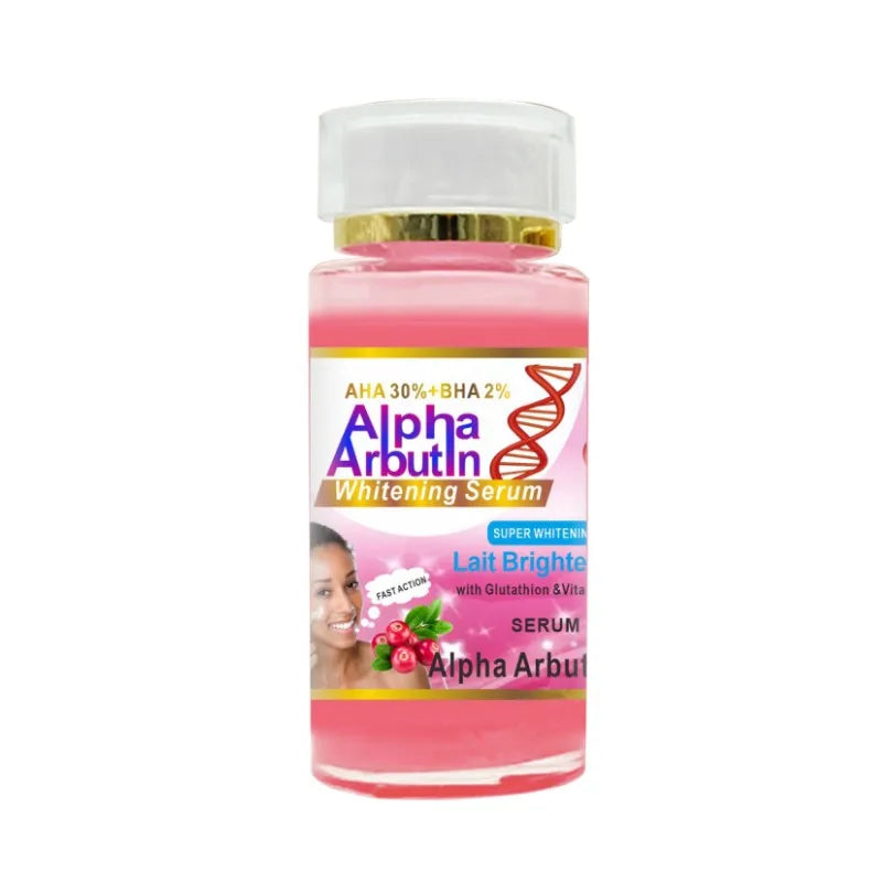 Alpha Arbutin Serum AHA 30%+ BHA 2% Keeps Face Smooth Brightening Moisturizing Improving Dullness Dark Skin Beauty Care Cream