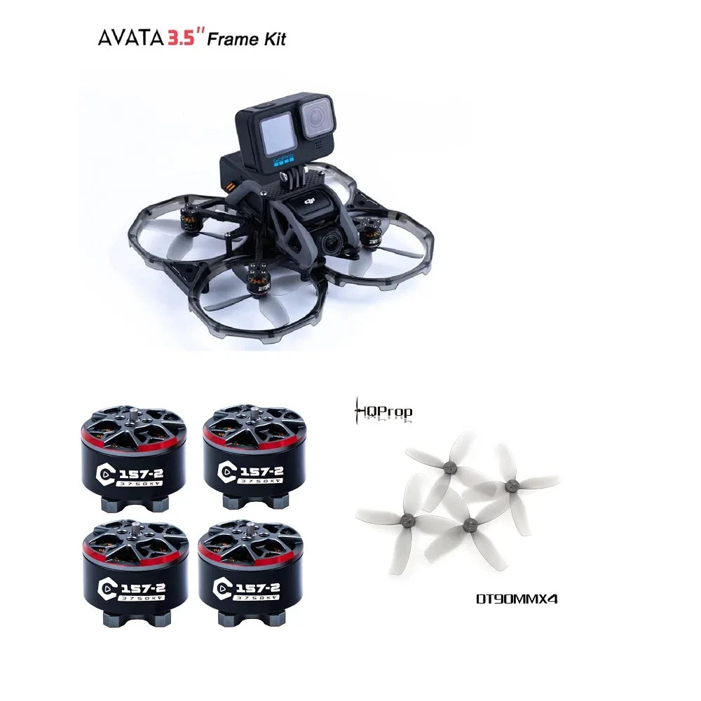 Axisflying AVATA 3.5 Upgrade Frame Kit with C157-2 Motor for  DJI FPV Drone DIY Part