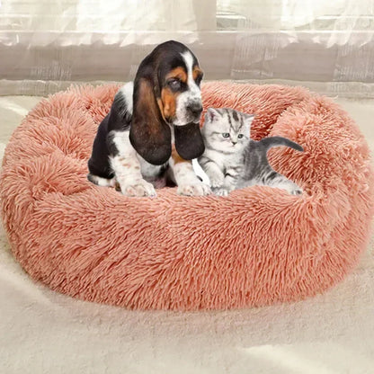 Long Plush Dog Bed Warm Plush Cat House Big Size Square Soft Dog Beds For Large Dogs Puppy Bed House Nest Cushion Pet Product