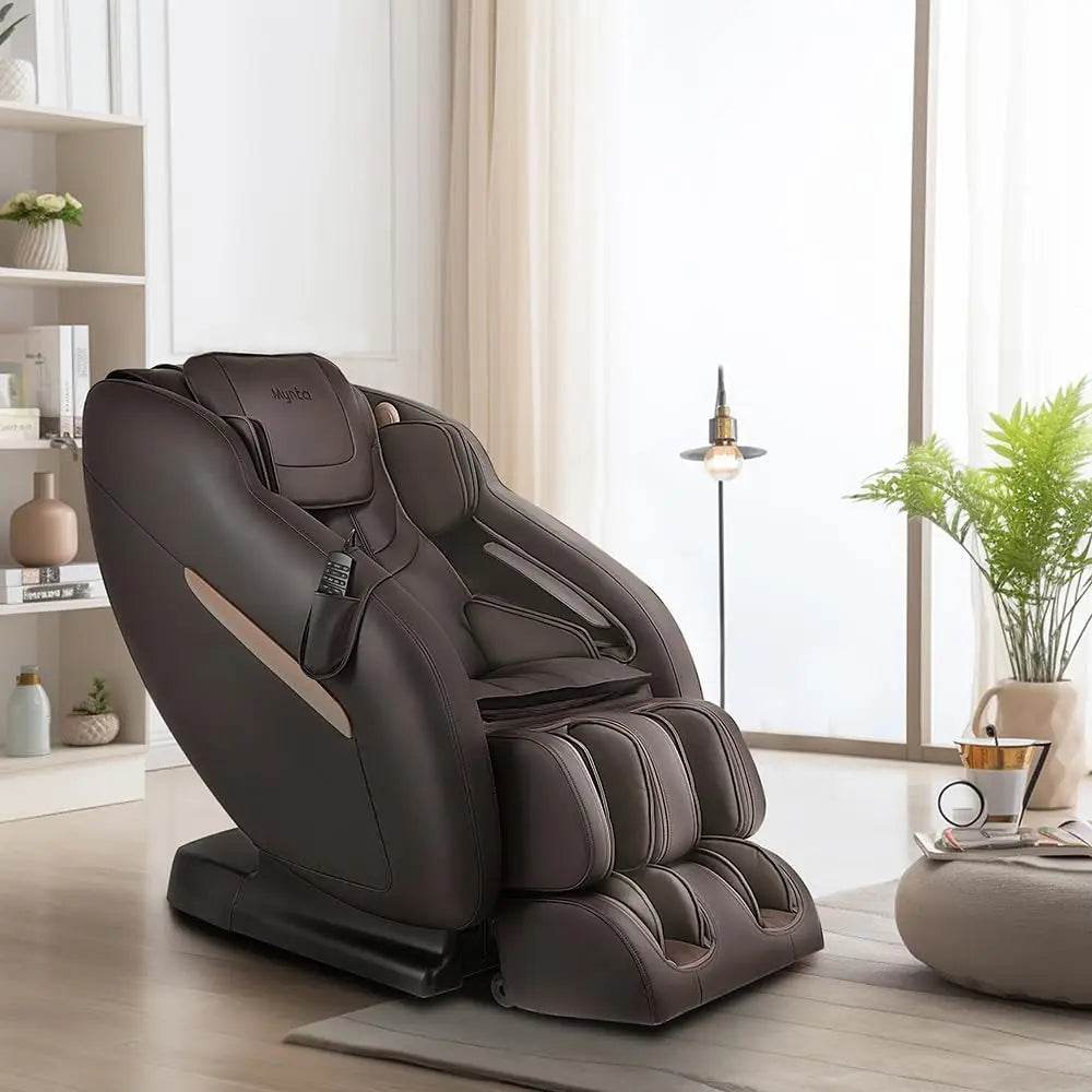 Massage Chair Recliner with Smart Acupoint Scanning, Thai Stretch, Zero Gravity, Blue - MarvelouStoree