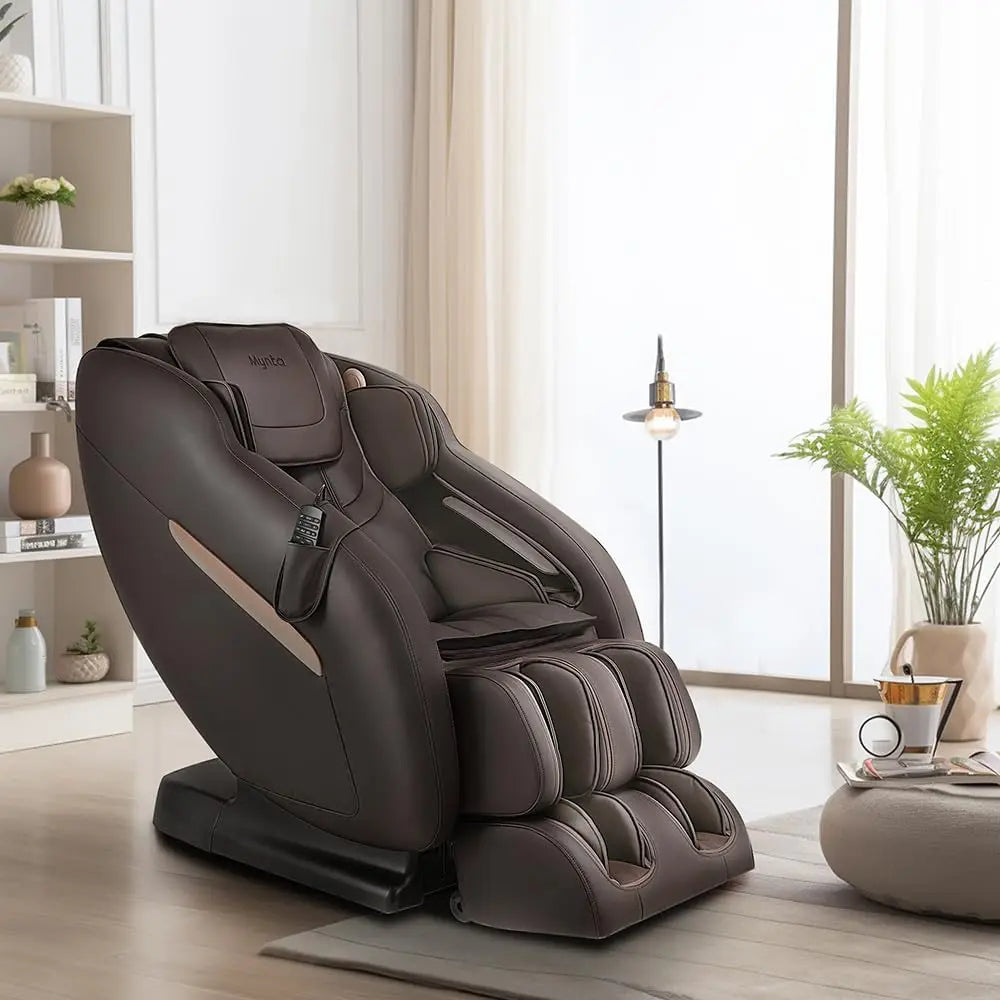 Massage Chair Recliner with Smart Acupoint Scanning, Thai Stretch, Zero Gravity, Blue