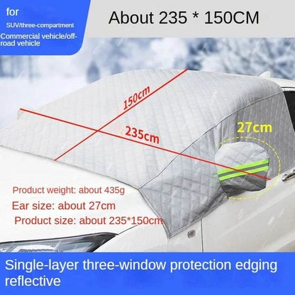 Car Windshield Cover Front Windscreen Cover Sun Shade Snow Protector Ice Blocked Front Window Protector Exterior Car Accessories - MarvelouStoree