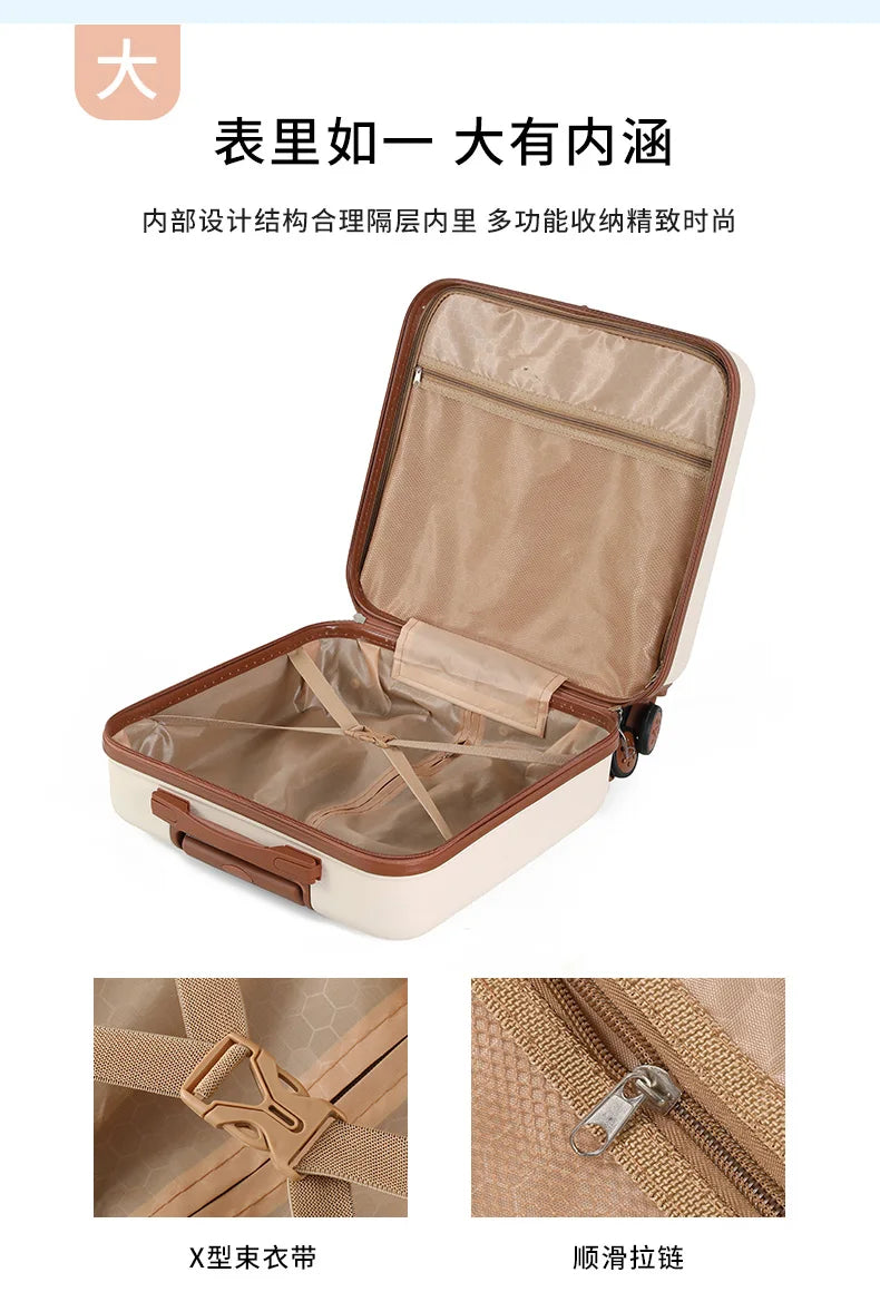 2023 New Cartoon Travel Suitcase with Hand bag 20 inch Girls Trolley Bag Fashion Women Suitcase Rolling Luggage set