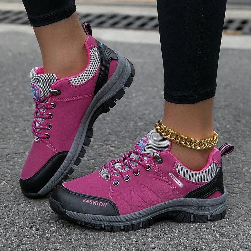 Women Hiking Shoes Outdoor Waterproof Sneakers Non Slip Walking Shoes Comfortable Footwear Climbing Boots Sports Shoes for Waman