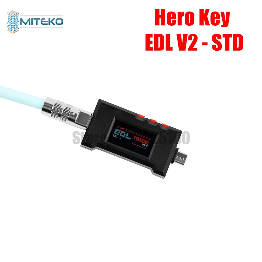 Hero Key EDL Cable & Hydra EDL USB Harmony Connections of Models Support for Phone Open Port 9008 Mode Universal 10 Mode Cable