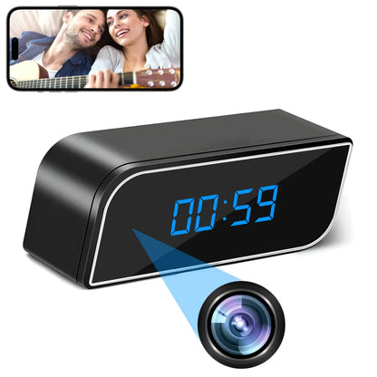 New wireless clock with WiFi, high-definition 1080P network, motion detection night vision, baby safety protection