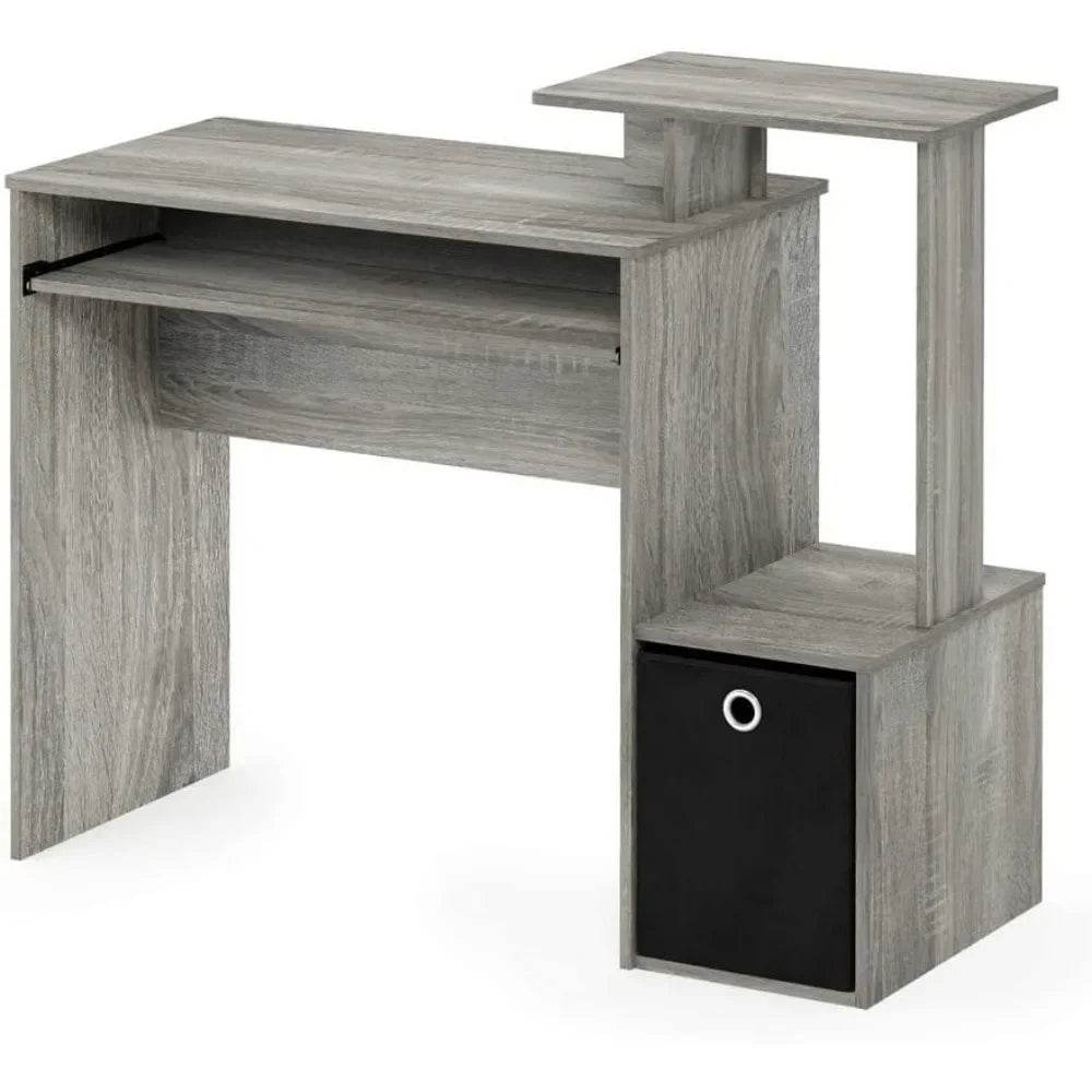 Econ Multipurpose Home Office Computer Writing Desk, French Oak Grey - MarvelouStoree