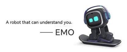 EMO Support Interactive Desktop Voice Recognition Intelligent AI Robot Companion Go Home Emotional EMO Robot Children Grow Gifts