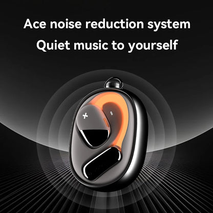 2024 Dmooster D72 Noise reduction Bluetooth Earphone with Nightlight ANC Sports Running Earhook Headphone Work with App Control