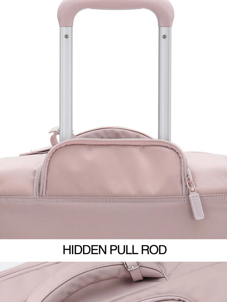 SUSHIMU High-quality Suitcase Oxford Cloth Trolley Case Shoulder Bag Multifunctional Boarding Box Rolling Luggage