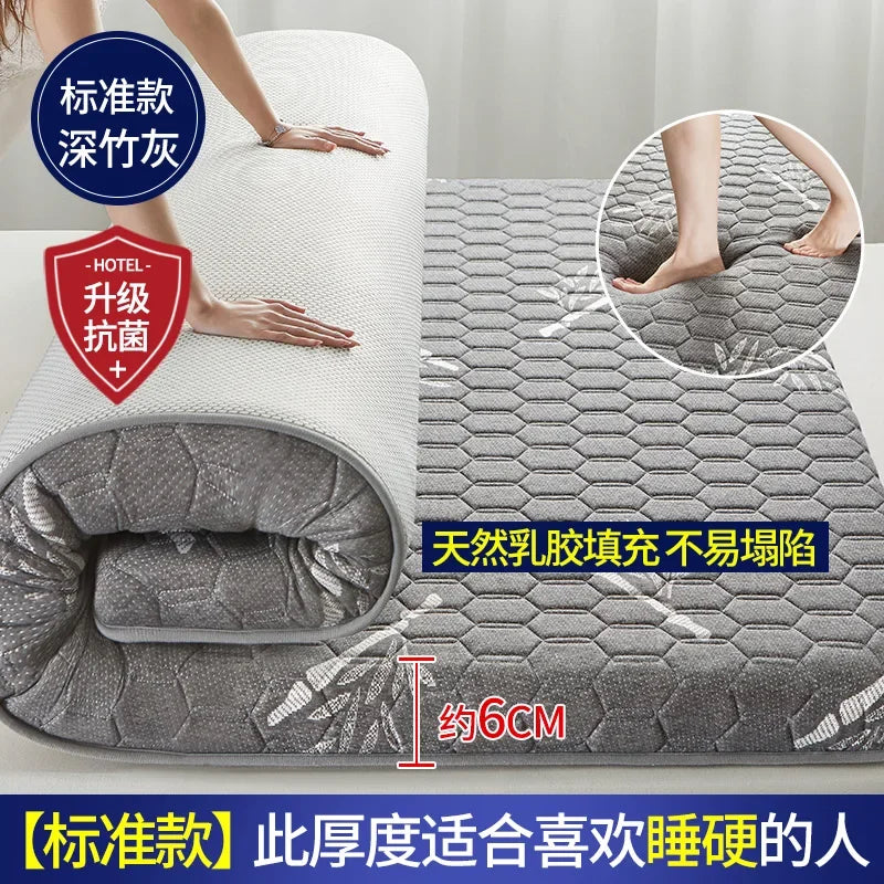 Thailand Latex mattress high resilience home thickened dormitory student tatami mat sponge pad memory foam mattress