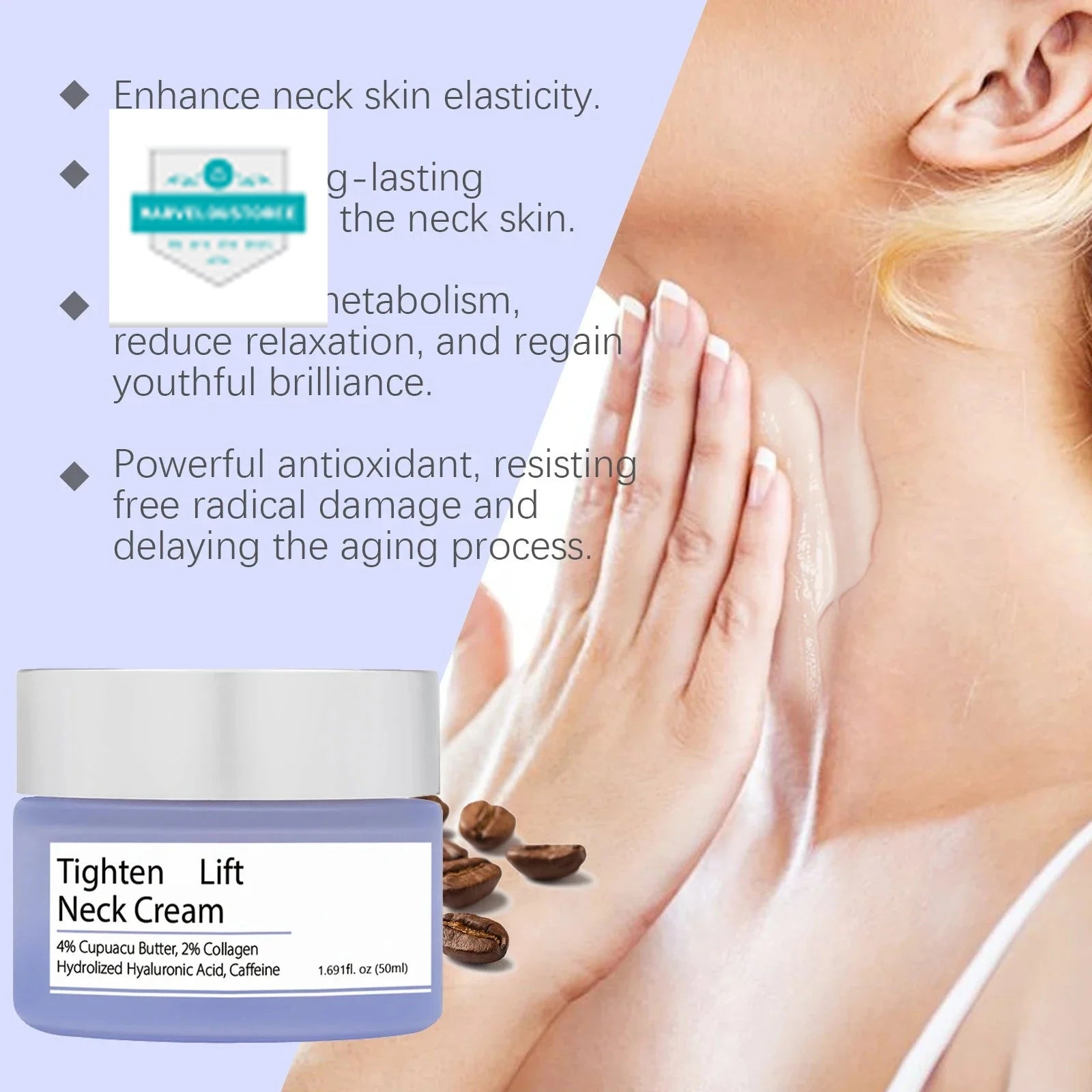 Tighten Lift Neck Cream Lightens Fine Lines Brightens Firms Nourishes Neck Cream Lightening Smoothing Moisturizer Neck Cream