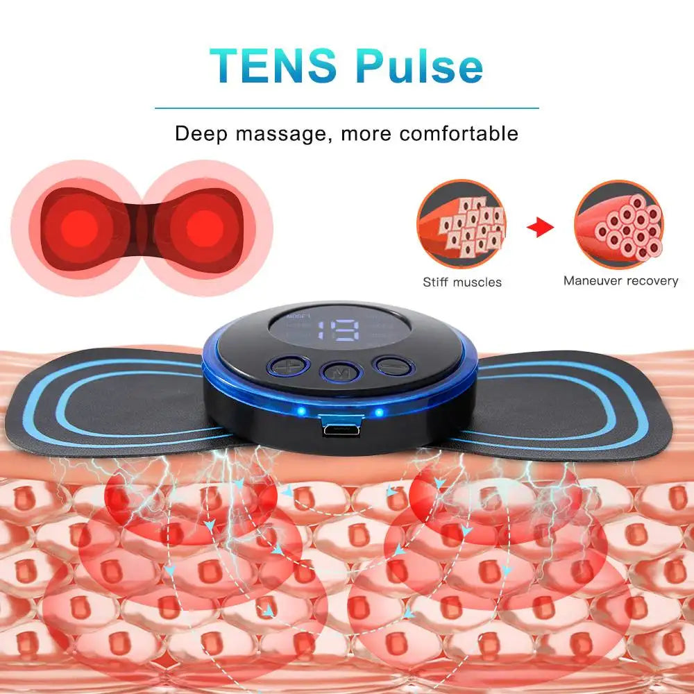 Foot Massager EMS Rechargeable Massage Mat Foot Relaxation Pads Electric Foot Massage Tool To Home Fitness Leg Muscle Massager