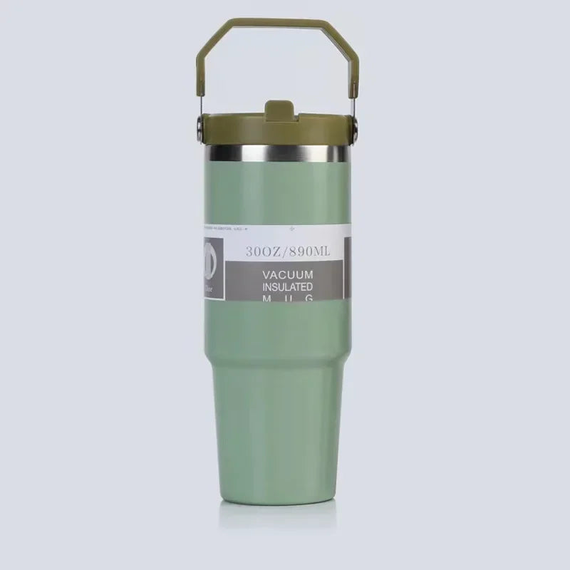 30oz Portable Ice Bullion Cup 304 stainless steel insulated cold coffee cup Portable car cup wholesale