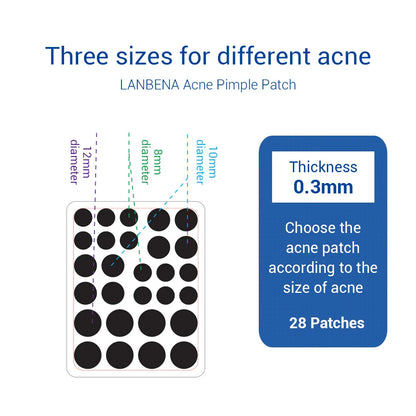 LANBENA Invisible Acne Pimple Patch Face Mask Acne Pimple Blemish Removal Stickers Acne Treatment Master Daily / Night Use