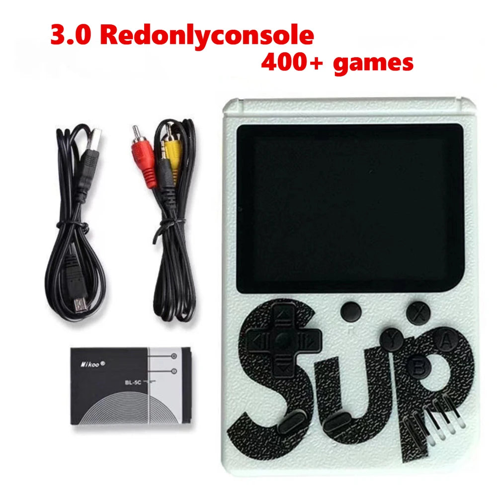 Retro Portable Mini Handheld Video Game Console 8-Bit 3.0 Inch LCD Color Kids Game Player Built-in 500 games For Kid Xmas Gift