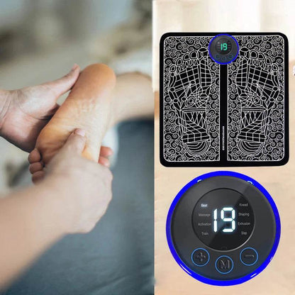 Electric Foot Massager Pad Muscle Massage Relaxation Trainer For Massage Fitness Outdoor Sport Home Family Relax - MarvelouStoree