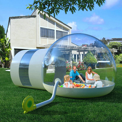 Inflatable Bubble House Outdoor PVC Clear Home Tent Commercial Camping Bubble Tent House Dome Transparent 3M(Exclude Blower)