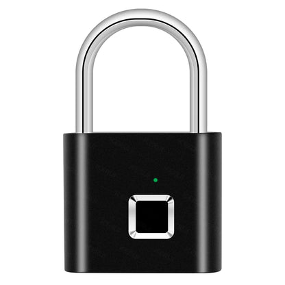 KERUI Keyless USB Charging Fingerprint Lock Smart Padlock Waterproof Door Lock 0.2sec Unlock Portable Anti-theft Padlock Zinc