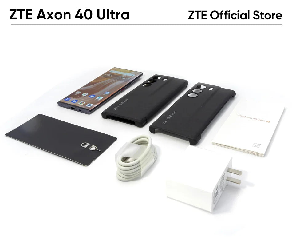 ZTE Axon 40 Ultra Space Edition 5G Smartphone with UDC Tech Snapdragon 8Gen1 6.8" 120Hz AMOLED Screen Dual SIM 5000mAh 18GB+1TB