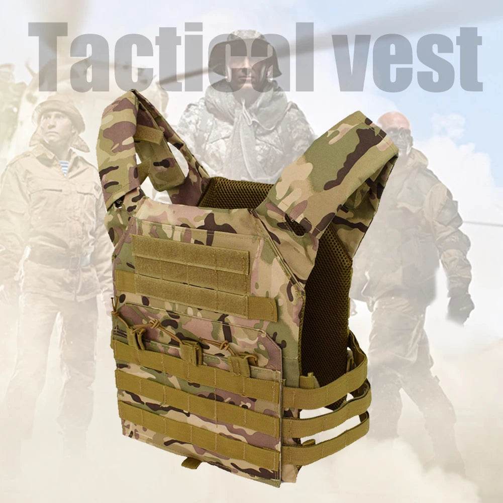 Military Tactical Vest Waterproof Outdoor Body Armor Lightweight JPC Molle Plate Carrier Hunting Vests CS Game Jungle Equipment - MarvelouStoree