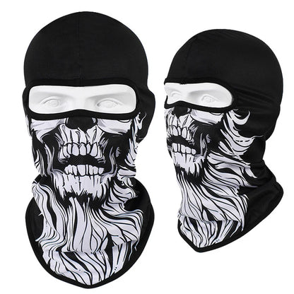 Motorcycle Headgear Cap Men Balaclava Multi-function Skull Face Mask MTB Bicycle Full Face Cover Shield Sunscreen Women Headwear