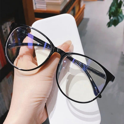 Anti Radiation Glasses for Women Retro Round Frame Fashion Eyeglasses