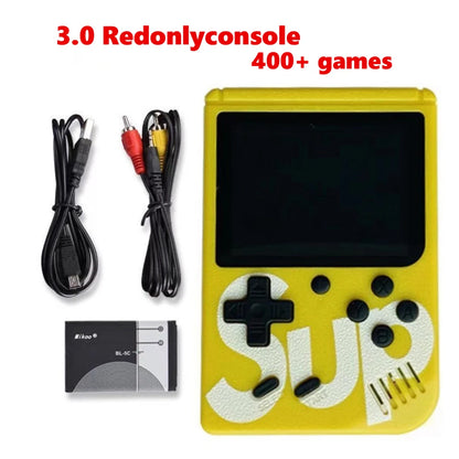 Retro Portable Mini Handheld Video Game Console 8-Bit 3.0 Inch LCD Color Kids Game Player Built-in 500 games For Kid Xmas Gift