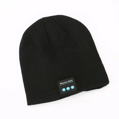 Hands-free Beanie Rechargeable Bluetooth Led Hat Headset Bright Wireless Music Headphone Player Winter Warm Cap Night Jogging