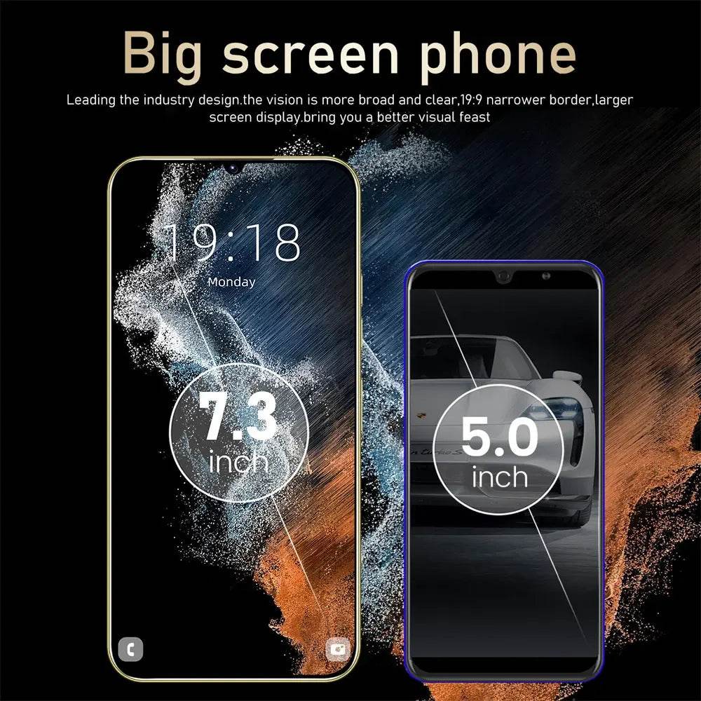 Cellphones S24 Ultra 7.3 Inch CASES Original Smartphone 8000mAh Dual SIM Cell Phone Android 13 Global Version Smart Mobile Phones