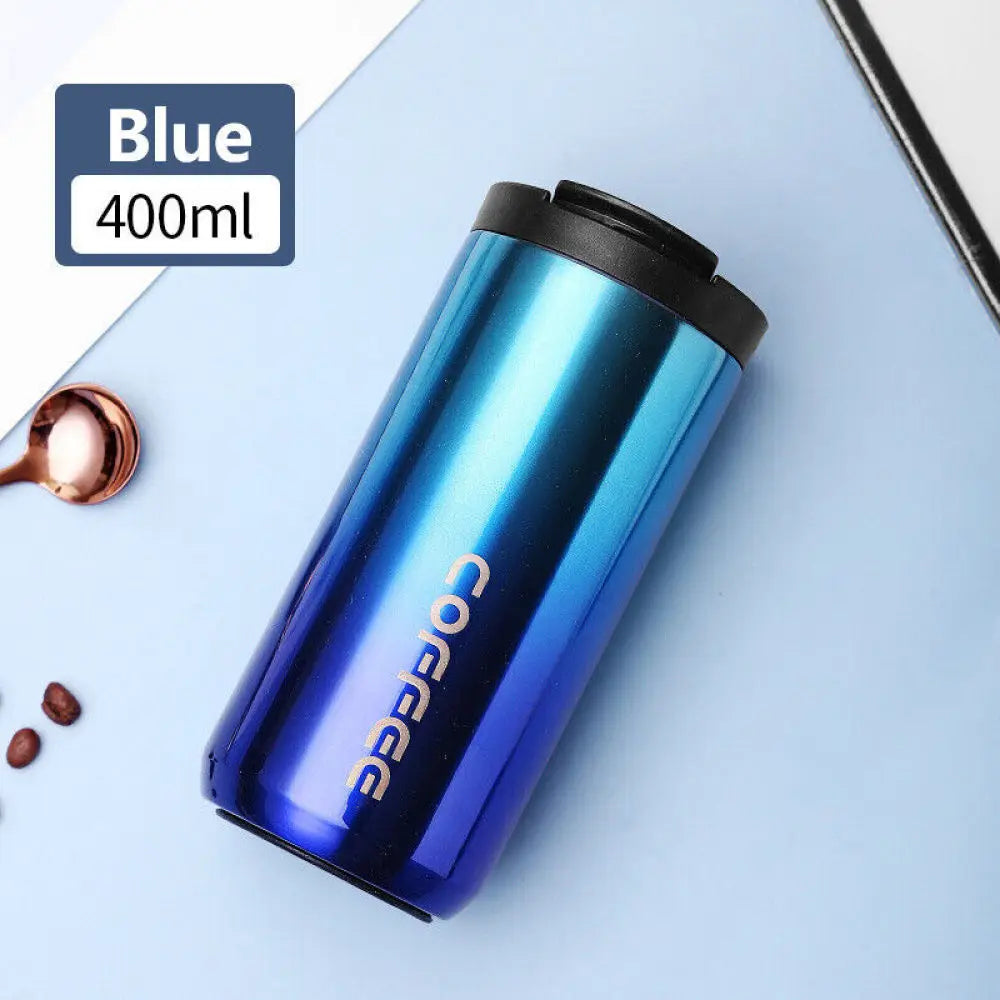 400/500ML Insulated Coffee Mug Cup Travel Stainless Steel Flask Vacuum Leakproof Thermo Bottles Espresso Themo Bottle Coffeeware