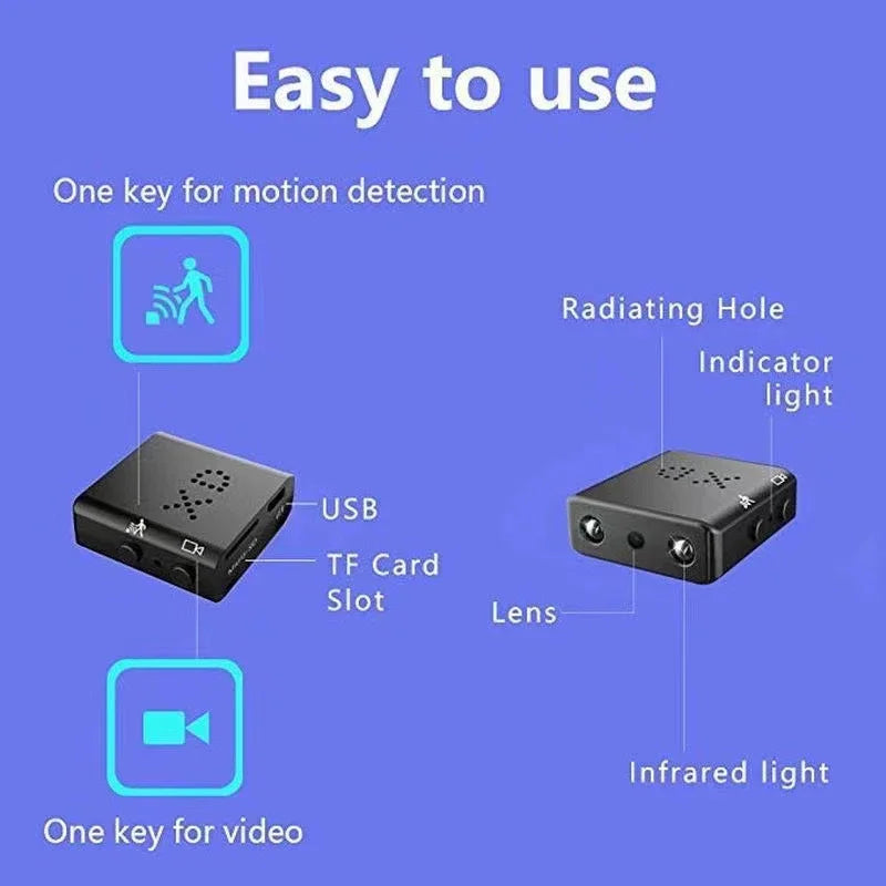 Xiaomi  Mini Camera Full HD 4K WiFi 5G Night Vision Remote Security Monitoring Home Protection Waterproof Video Recorder