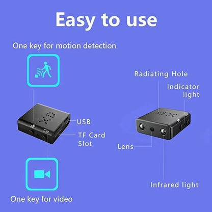 Xiaomi  Mini Camera Full HD 4K WiFi 5G Night Vision Remote Security Monitoring Home Protection Waterproof Video Recorder