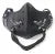 Headworn Mask Metal Willow Nail Hollow Anti Bite Mask Cyberpunk Black Photography Knife Stage Performance