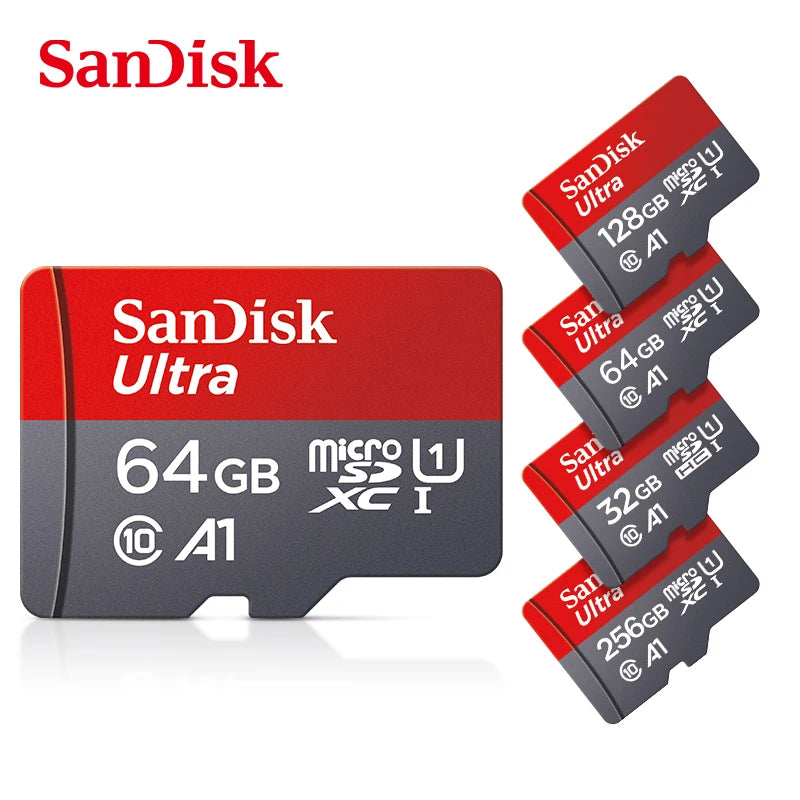 SanDisk Micro tf Card 128GB 64GB 32GB Up to 98MB/s Memory Card Class 10 Flash Card A1 TF Card memory card for smartphone