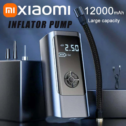 Xiaomi 12000mAh Wireless Portable Car Air Pumps Compressor 12V 150PSI Electric Tire Inflator Pump For Car Motorcycle Balls New