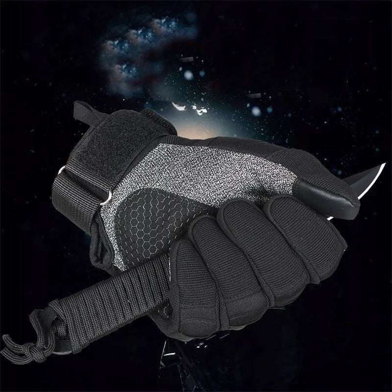 Level 5 Tactical Gloves Professional Anti-cutting stab carbon fiber Military Outdoor Special Forces Combat Knuckle Protection