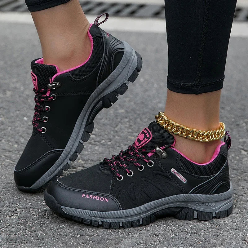 Women Hiking Shoes Outdoor Waterproof Sneakers Non Slip Walking Shoes Comfortable Footwear Climbing Boots Sports Shoes for Waman