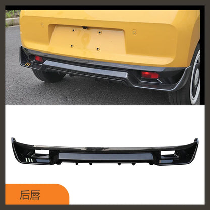 2022 Suit For Wuling Hongguang Big Surround Macarone Special Tail Wing Refitting Medium Net Explosive Front Shovel Rear Lip Mini