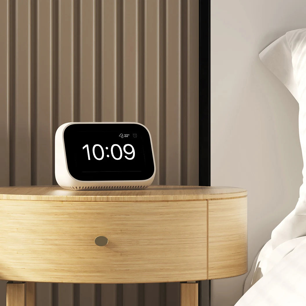 Global Version Xiaomi Mi Smart Clock AI Touch Screen Display Speaker Bluetooth 5.0 Alarm Clock WiFi Connection Ok Google Control